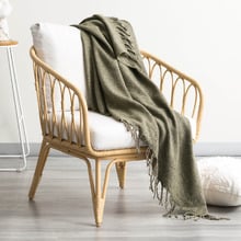 Lygon Wool-Blend Throw